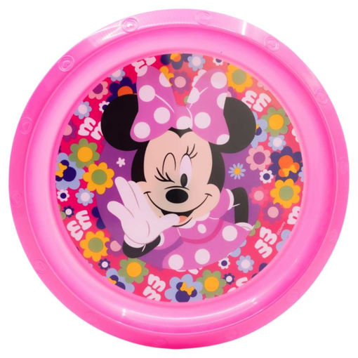 Picture of MINNIE MOUSE PLATIC PLATE 21.5CM